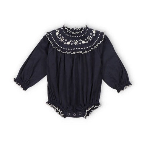 The New Society Midnight Navy Pune Romper