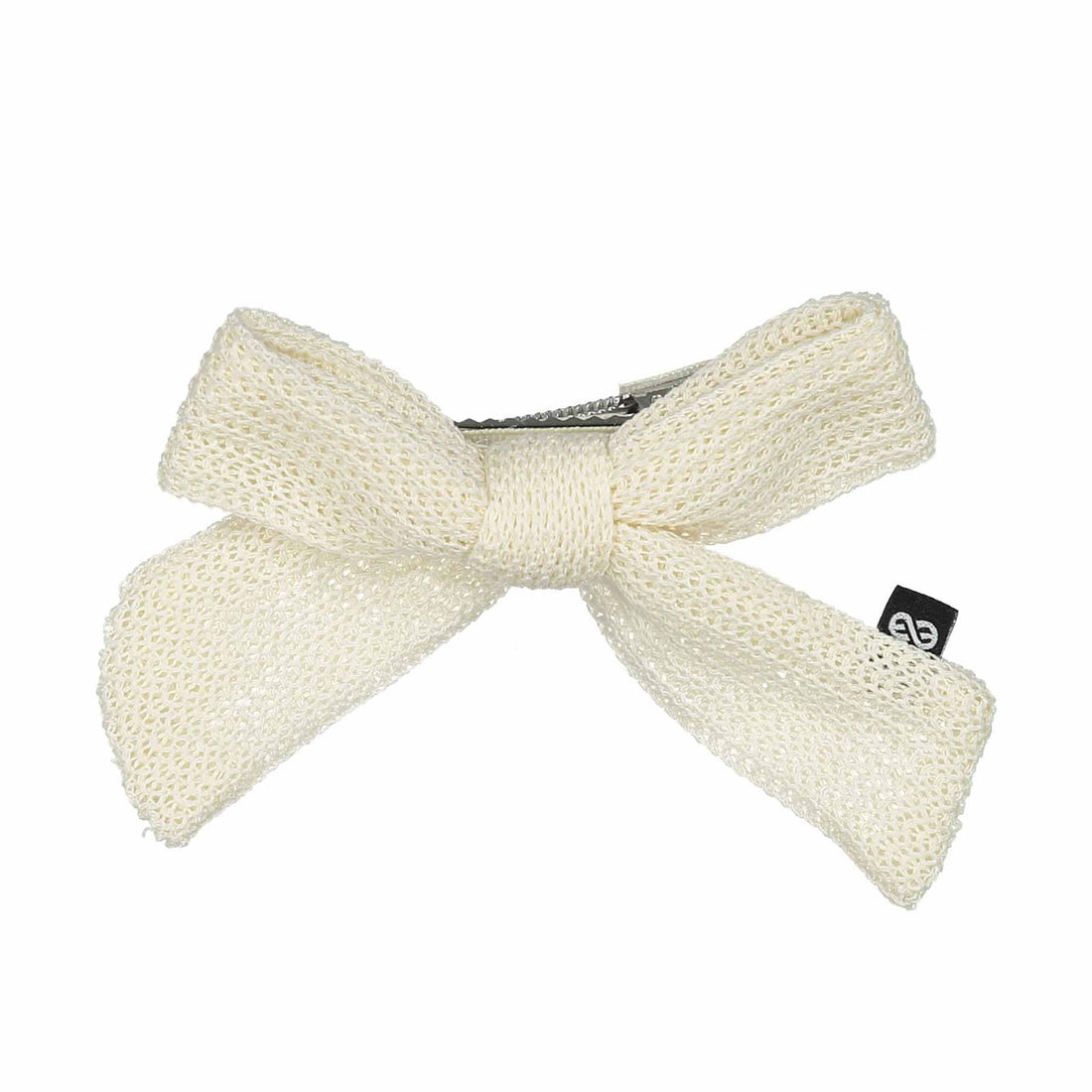 Knot Hairbands Cream Purl Bow Clip