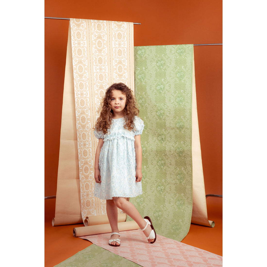 Paade Mode Blue Chiffon Clara Dress