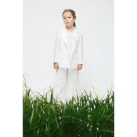 Paade Mode White Linen Cruise Blazer