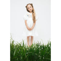 Paade Mode White Cruise Ties Linen Dress