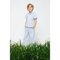 Paade Mode Blue Lagoon Cotton Shirt