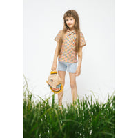 Paade Mode Orange Falter Cotton Shirt