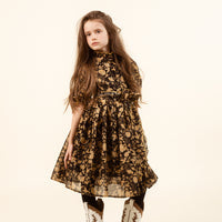Paade Mode Black Snowball Chiffon Maxi Dress