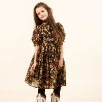 Paade Mode Black Snowball Chiffon Maxi Dress