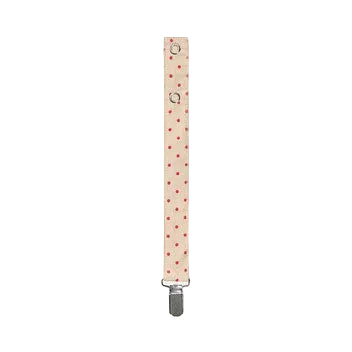 Lalaby Red Dot Pacifier Clip