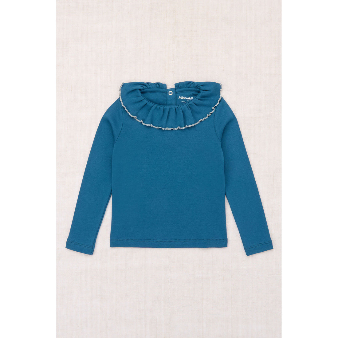 misha＆puff paloma 4y Misha and Puff Blue Smoke Paloma Top – Ladida