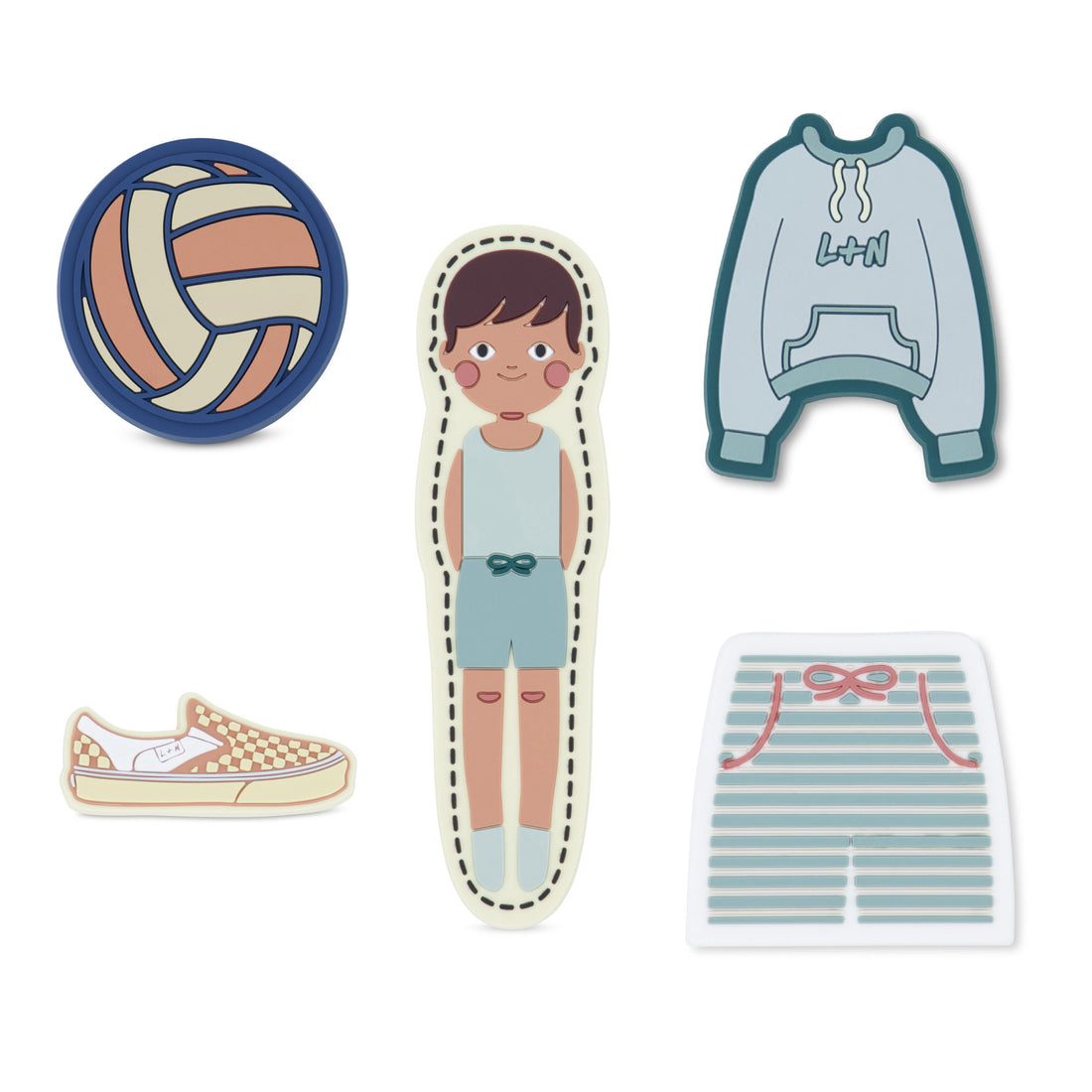 Light + Nine Nimix Paper Doll Boy Set