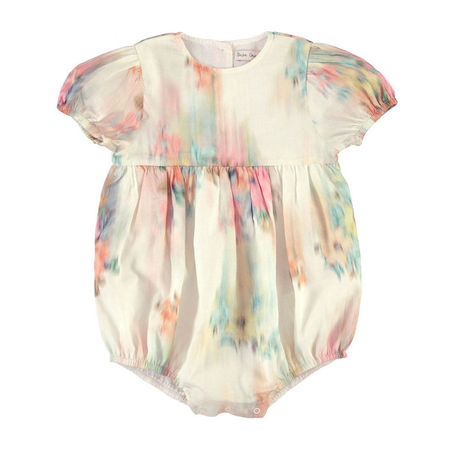 Bebe Organic Nostalgic Florals Paris Romper