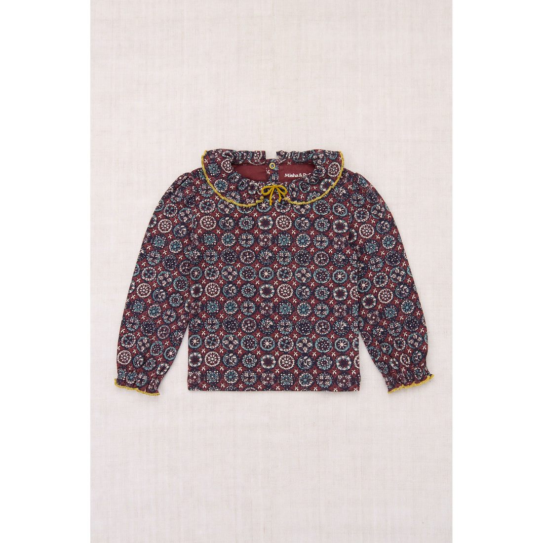 Misha and Puff Madder Root Folk Tile Pattie Top