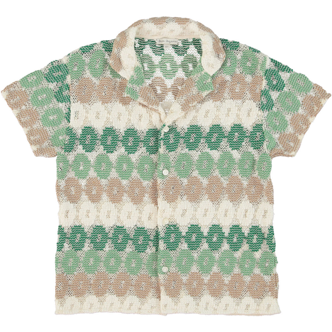 Bebe Organic Summer Crochet Paul Shirt
