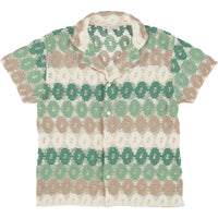 Bebe Organic Summer Crochet Paul Shirt