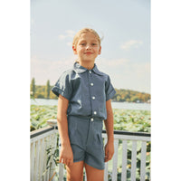 Pernille Blue Linen Theodor Set