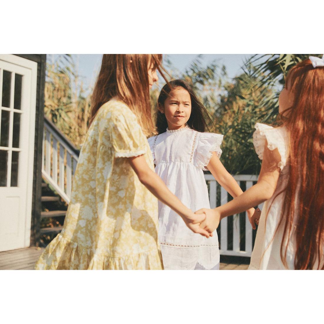 Pernille Yellow Flower Alberta Dress