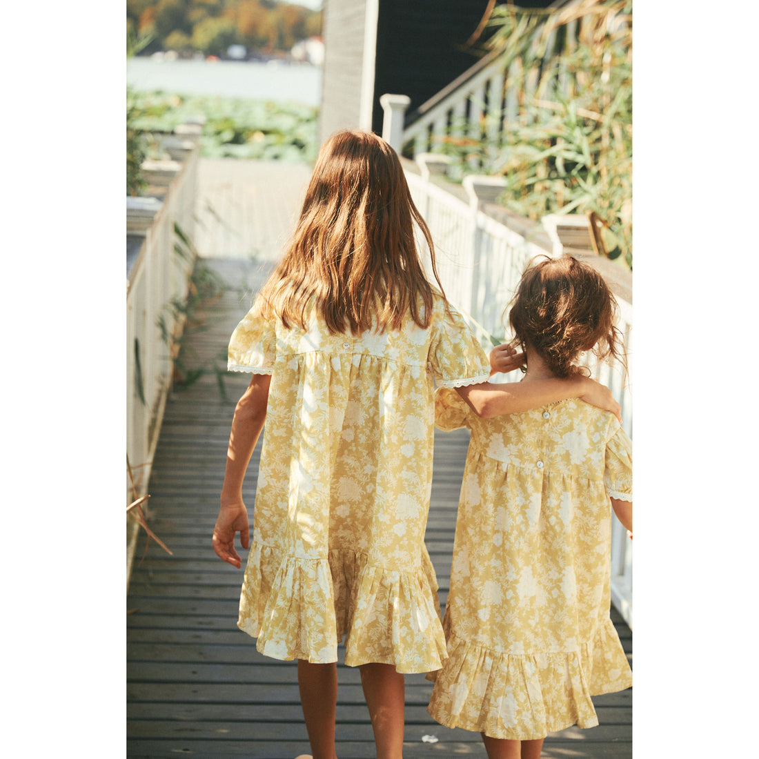 Pernille Yellow Flower Alberta Dress