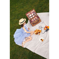 Philosophy White/ Blue Stripped Poplin Dress