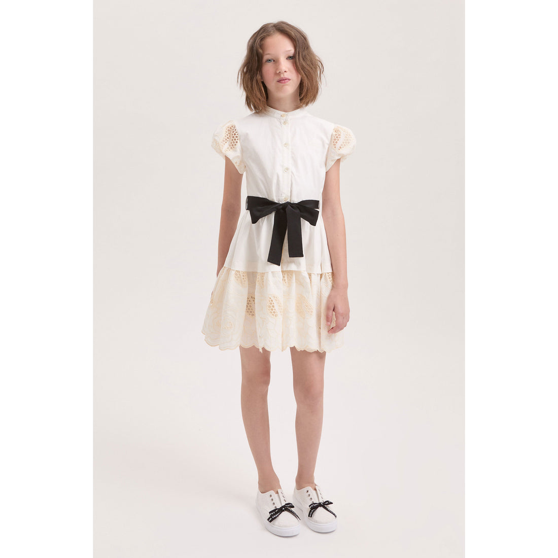 Philosophy Off White Embroidered Dress