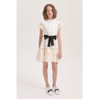 Philosophy Off White Embroidered Dress
