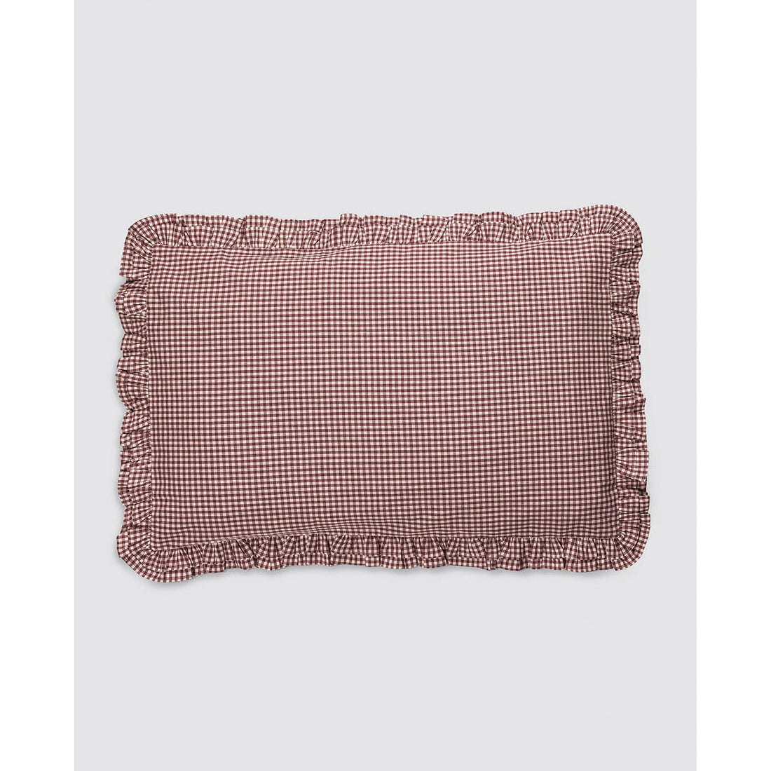Little Cotton Clothes Sugarplum Check Pillowcase