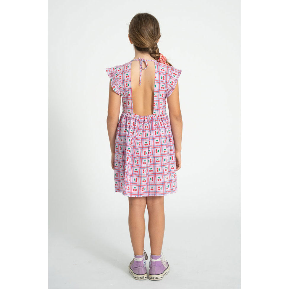 Piupiuchick Lilac Cherries All Over Dress