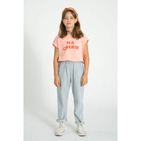 Piupiuchick Light Pink "Ma Cherie" Print T-Shirt