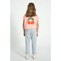 Piupiuchick Light Pink "Ma Cherie" Print T-Shirt