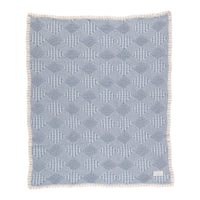 Bebe Organic Blue Plaid Patchwork Blanket