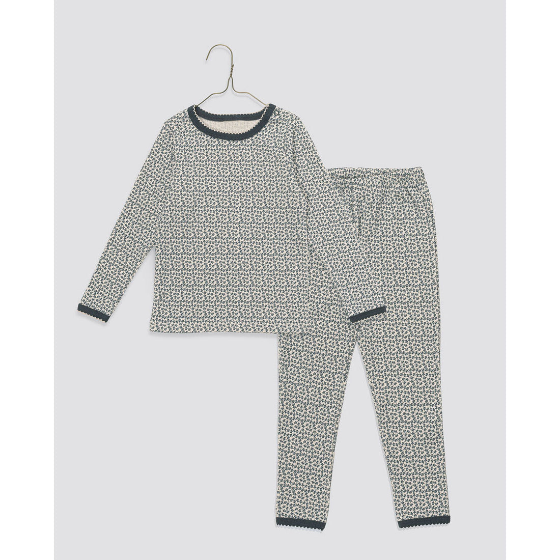 Little Cotton Clothes Briar Floral Pointelle Pyjamas