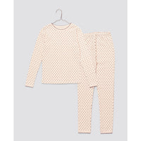 Little Cotton Clothes Christmas Floral Pointelle Pyjamas