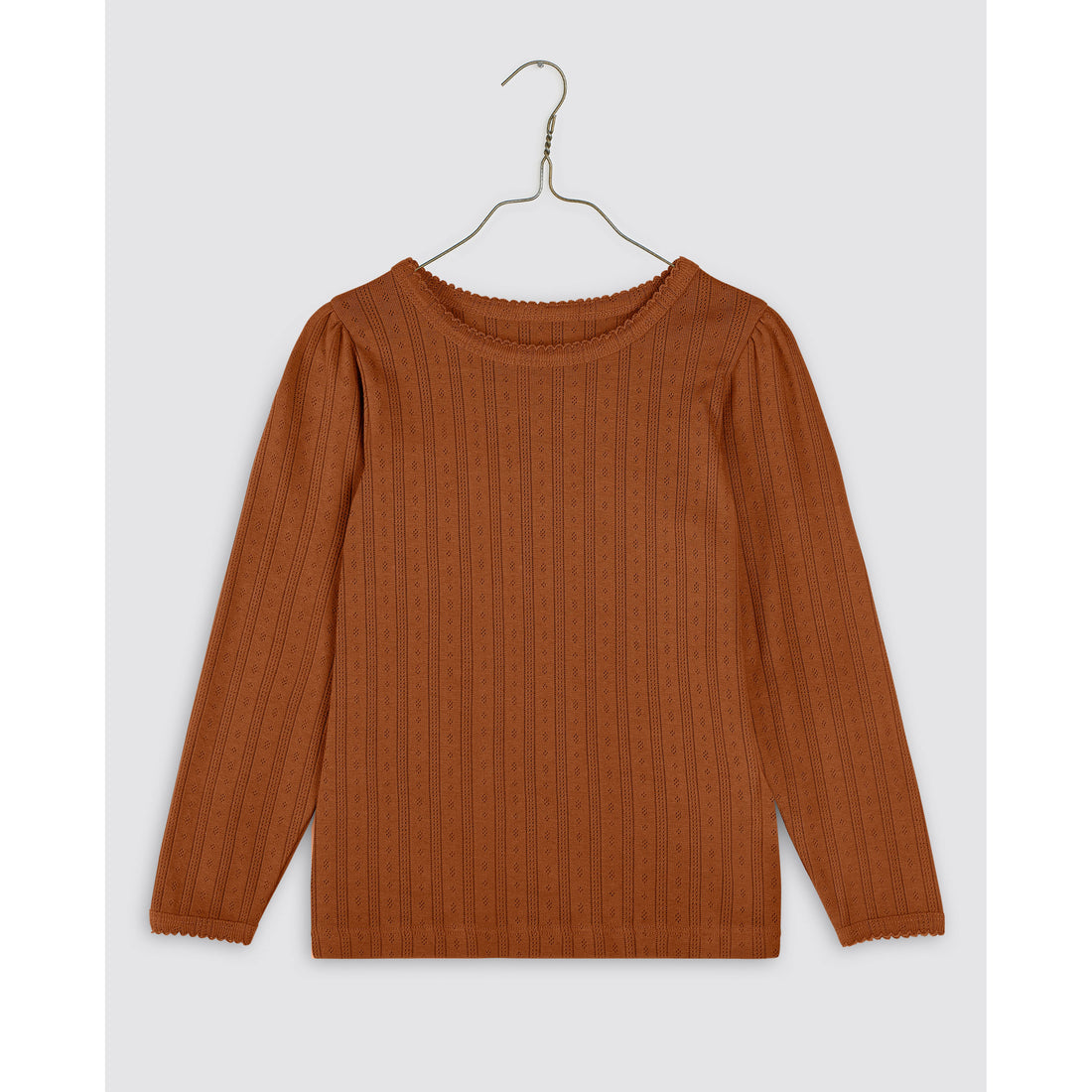 Little Cotton Clothes Russet Pointelle Tee