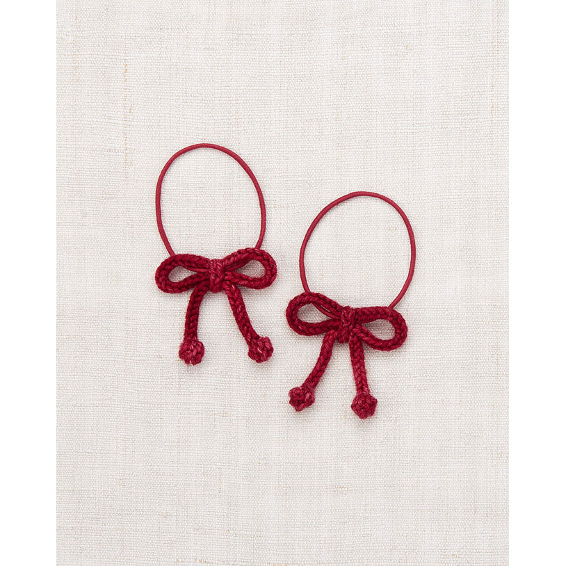 Misha and Puff  Berry Popcorn Bow Elastic Set