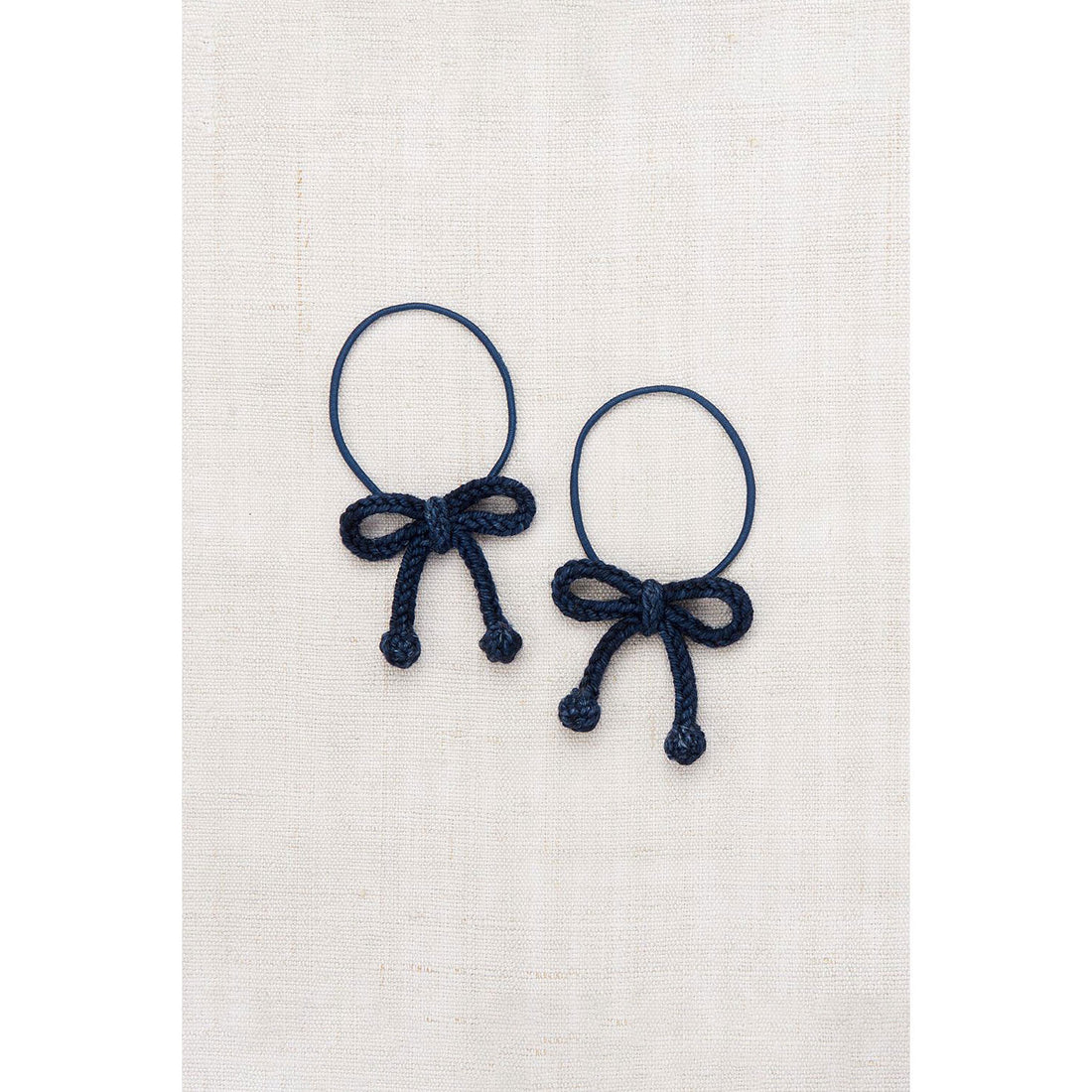 Misha and Puff Ink Popcorn Bow Elastic Set