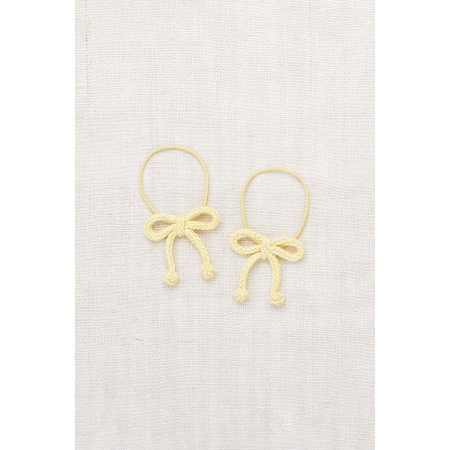 Misha and Puff Vintage Yellow Popcorn Bow Elastic