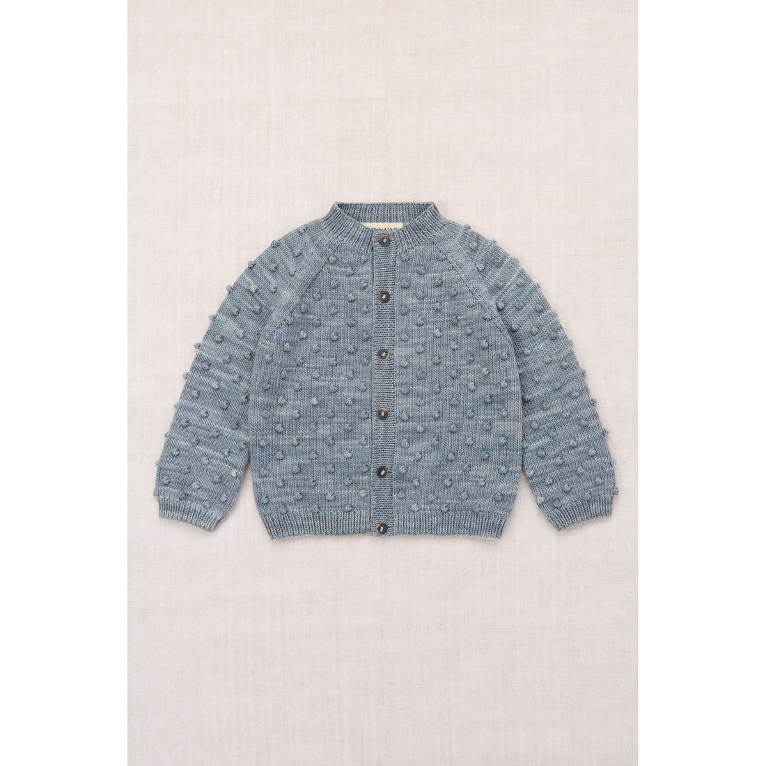 Misha and Puff Dove Popcorn Cardigan