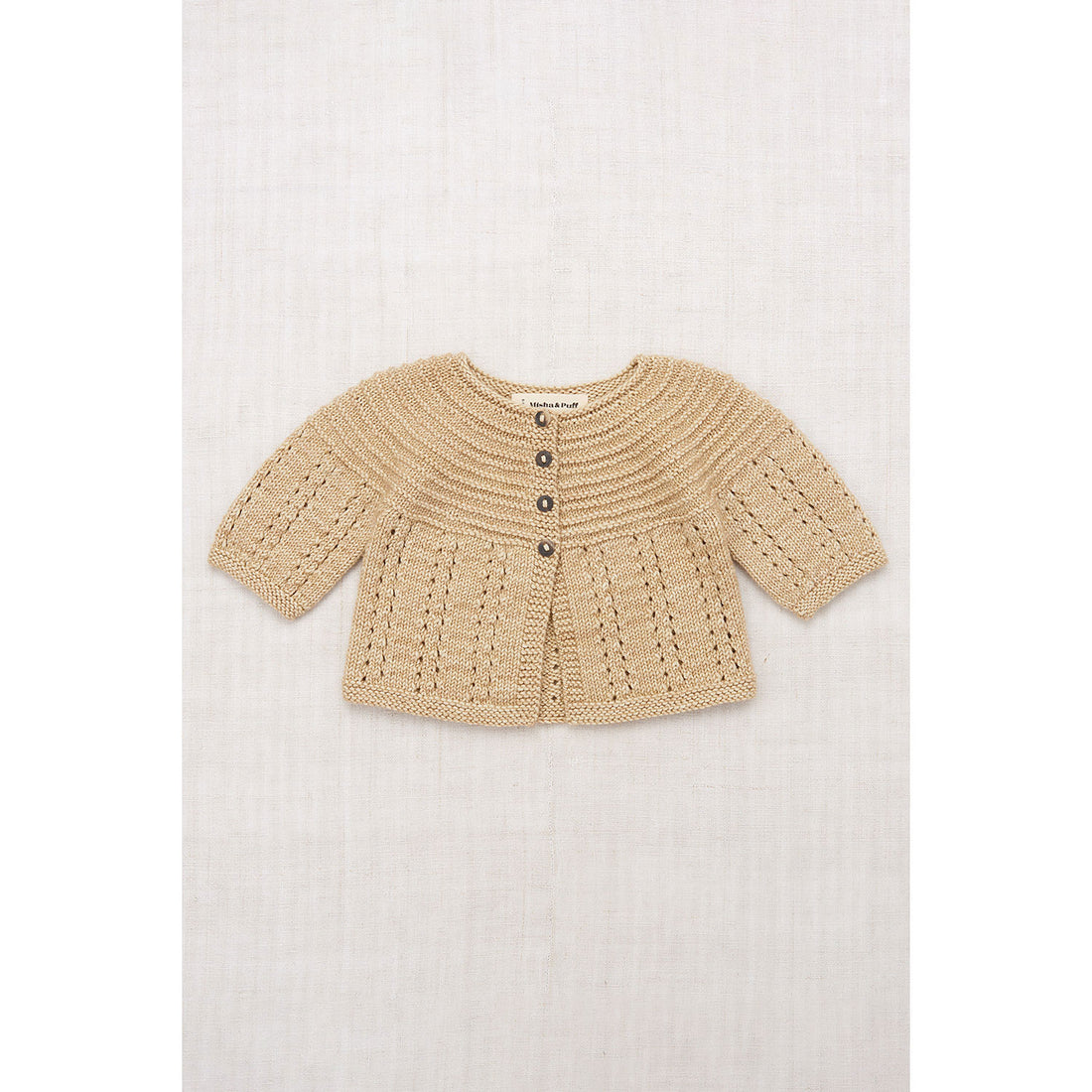 misha and puff ロンギース Alabaster Misha and Puff Alabaster Pram Cardigan – Ladida