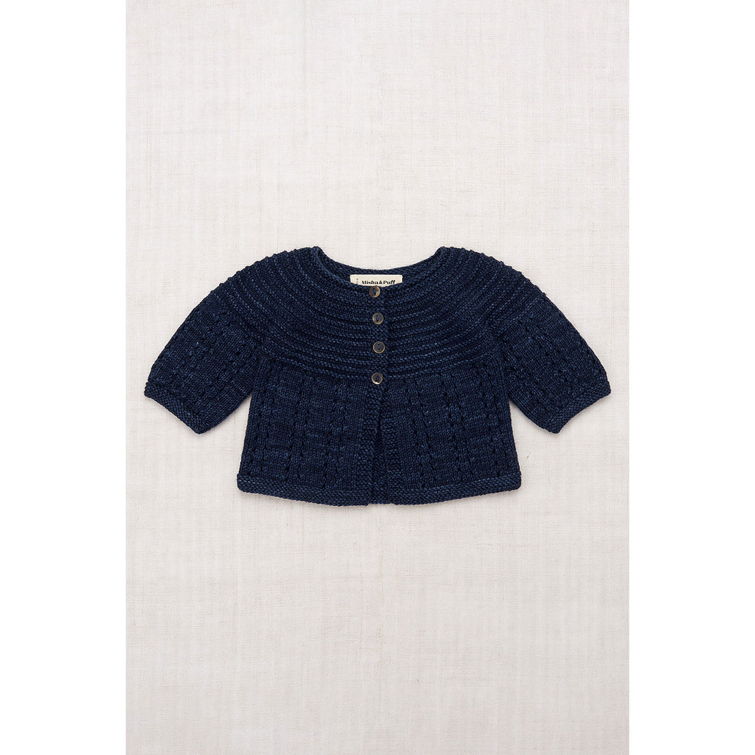 Misha and Puff Ink Pram Cardigan