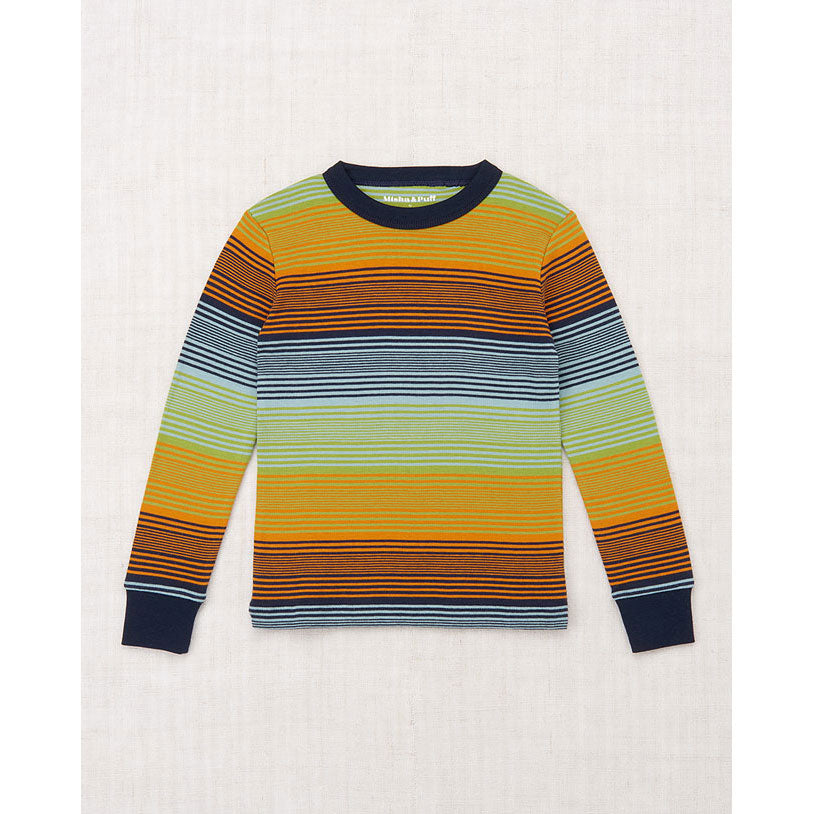 Misha and Puff  Sunset Stripe Primary Crewneck