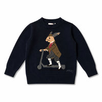 Arza Navy Big Bunny Sweater