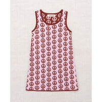 Misha and Puff  Pink Lilac Peace Jacquard Prudence Dress