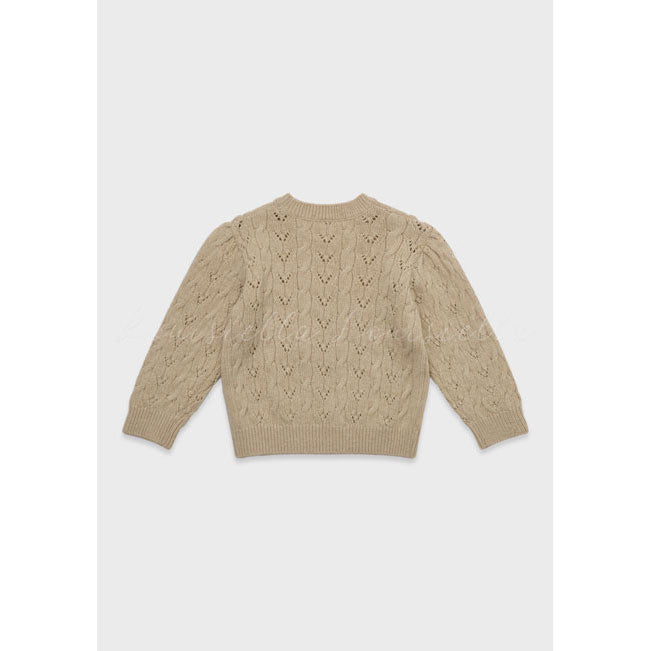 Louisiella Beige Benicilla Knit Pullover