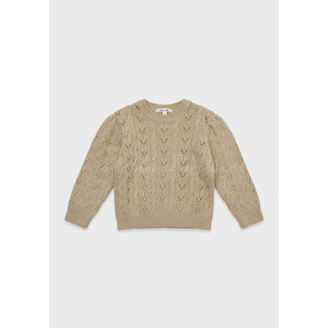 Louisiella Beige Benicilla Knit Pullover