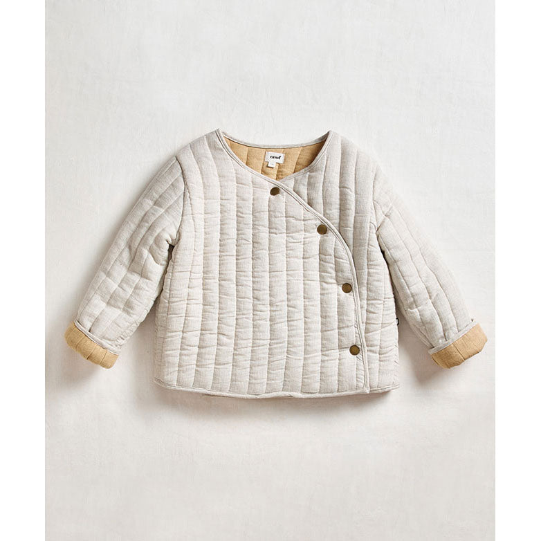 Oeuf Cloud/Sand Quilted Jacket