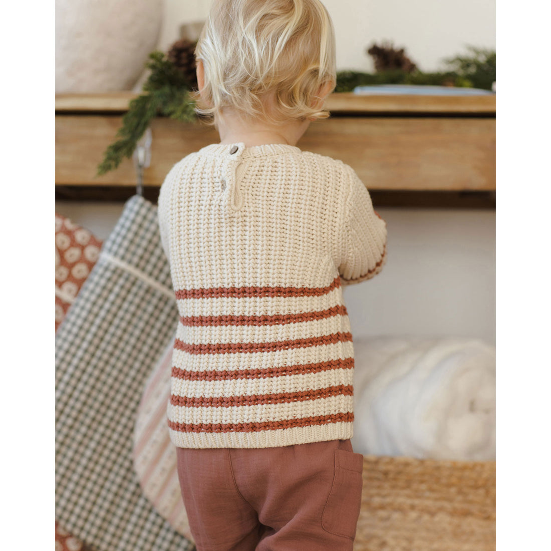 Quincy Mae Cranberry Rex Sweater