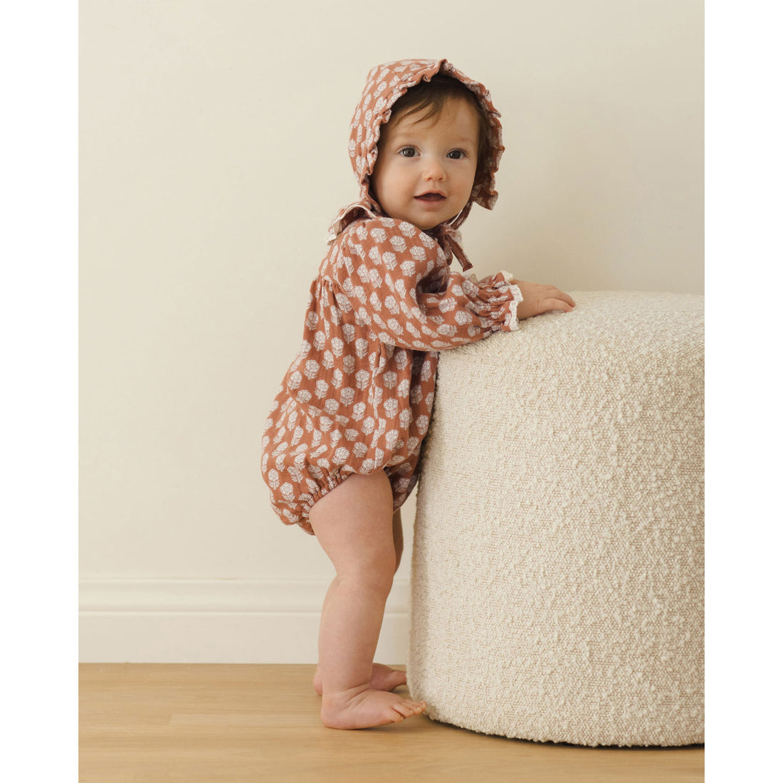 Quincy Mae Holiday Fleur Callie Romper