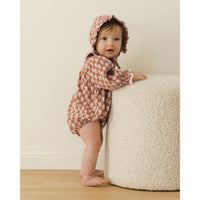 Quincy Mae Holiday Fleur Callie Romper