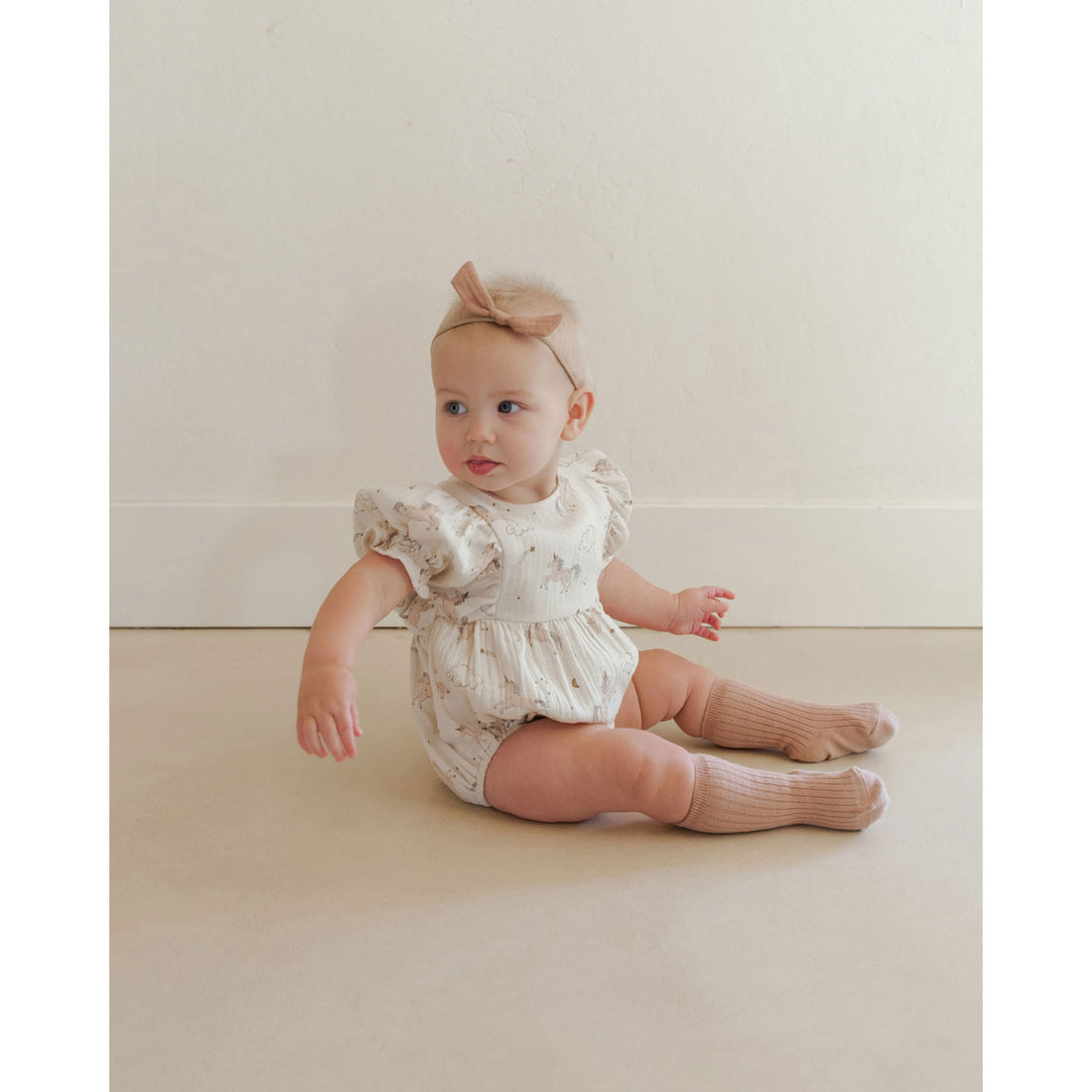 Quincy Mae Unicorn Cosette romper