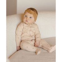 Quincy Mae Rainbows zip Long Sleeve Sleeper Footie