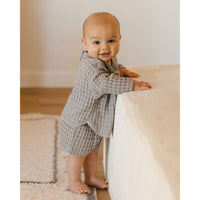 Quincy Mae Dusty Blue Flynn Set