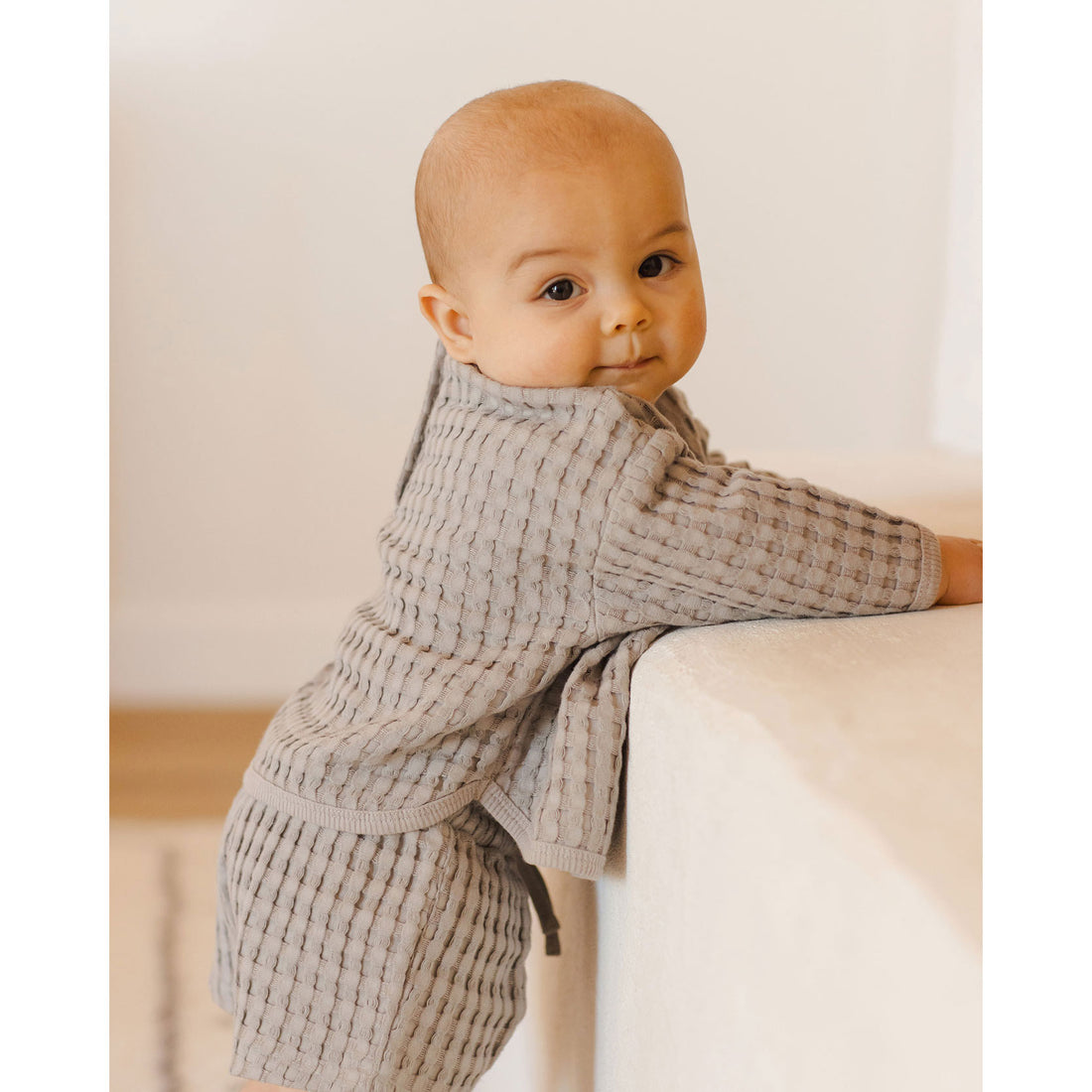 Quincy Mae Dusty Blue Flynn Set