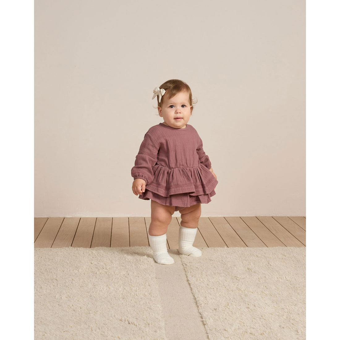 Quincy Mae Plum Rosie Romper